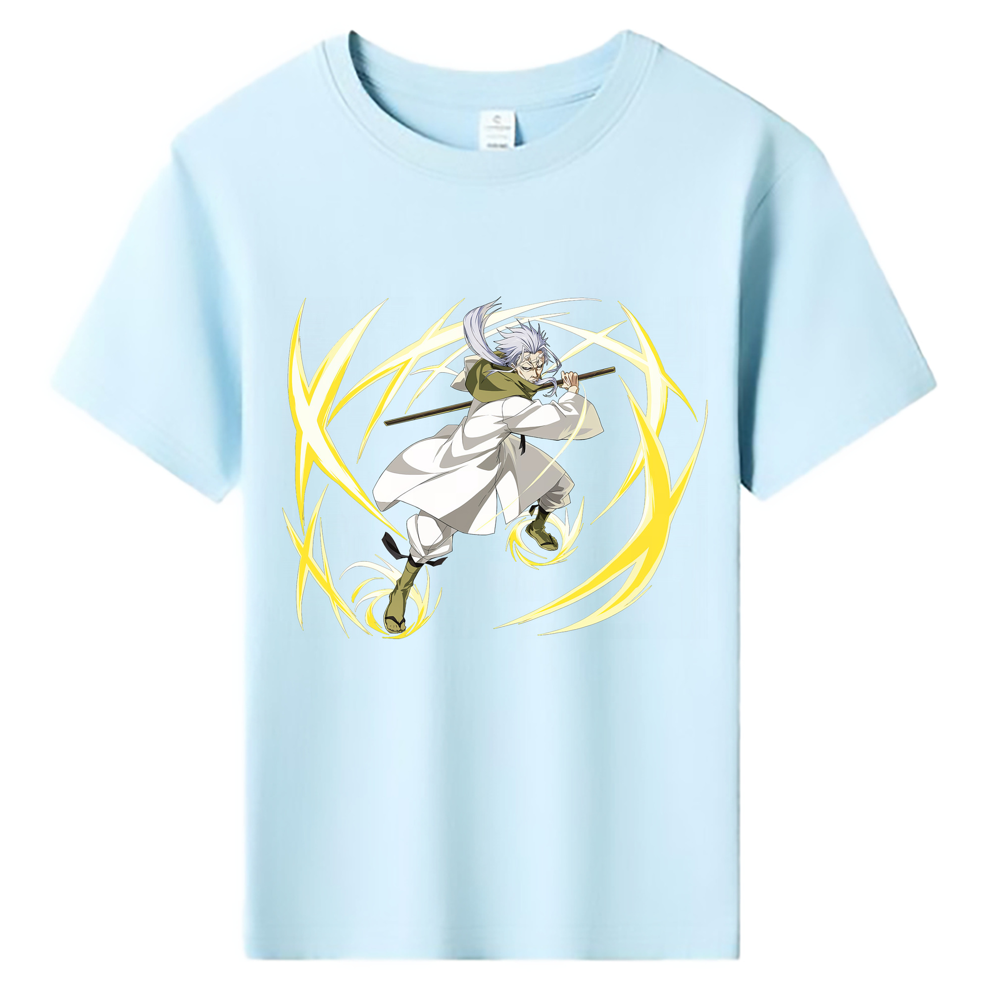 （画像用） 転スラ Regarding Reincarnated to Slime 綿100％キッズTシャツ（フロントプリント）